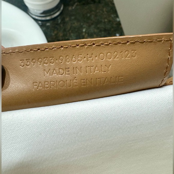 BALENCIAGA  Cabas S Hand Tote Bag Pouch Canvas Leather Camel Brown - Picture 15 of 15